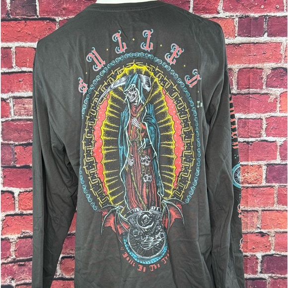 Sullen Art Collective Long Sleeve Graphic T-shirt - Gray - Size: 3XL - NWT - Picture 12 of 14